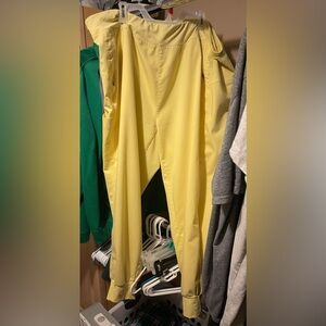 Yellow scrub pants